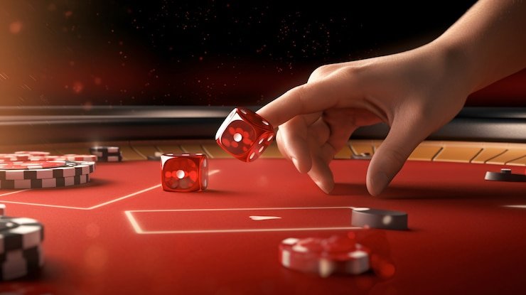 Papan hasil historis baccarat dengan pencatatan pola kemenangan
